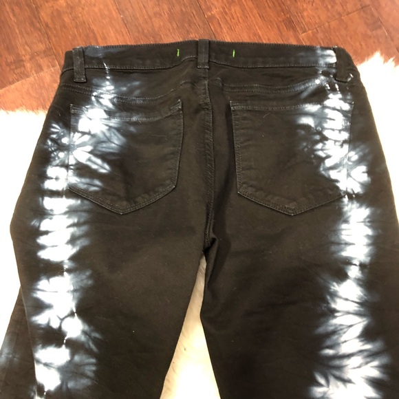 J brand black tie dye skinny jeans - Picture 5 of 7